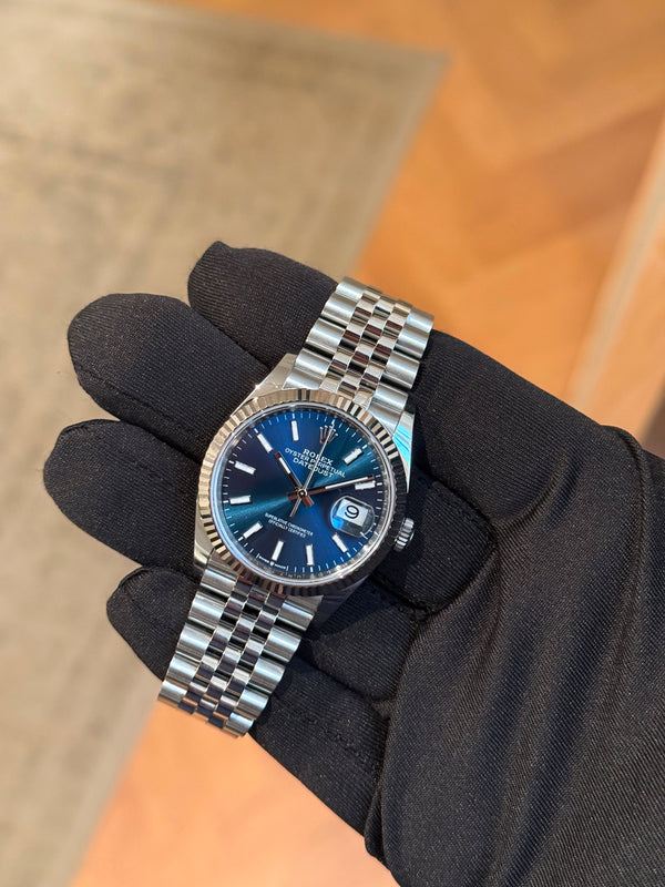 Rolex Watch Datejust 36 126234 - Blue Dial - Full Set - 2023