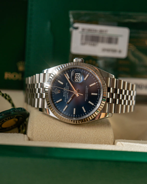 Rolex Watch Datejust 36 126234 - Blue Dial - Full Set - 2024
