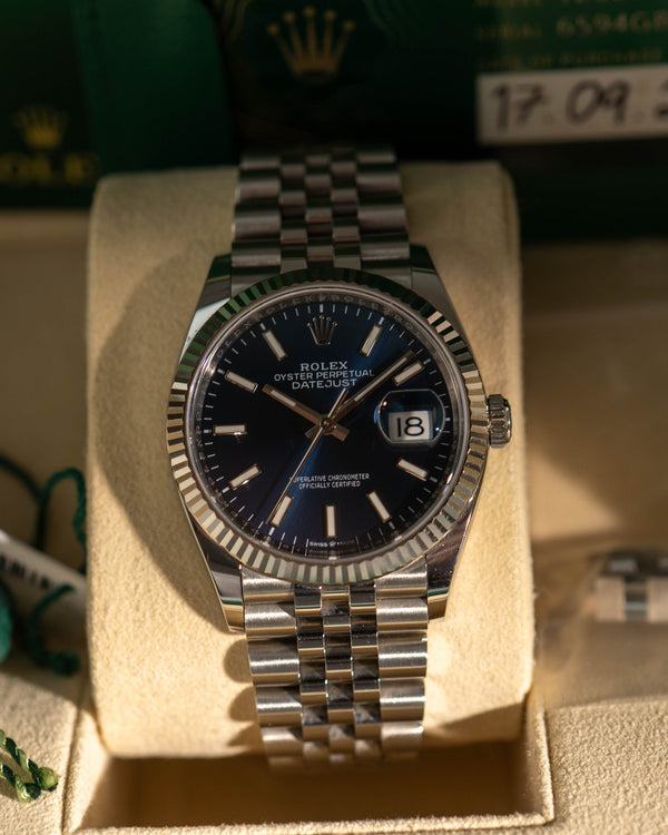 Rolex Datejust 36 126234 - Blue Dial - Jubilee - Full Set 2020