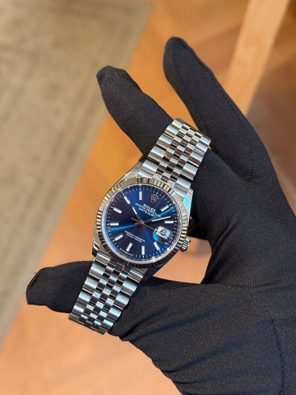 Rolex Watch Datejust 36 126234 - Blue Dial - Jubilee - Full Set - 2021