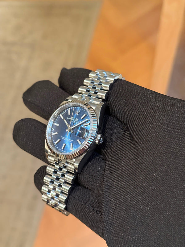 Rolex Watch Datejust 36 126234 - Blue Dial - Jubilee - Full Set - 2021
