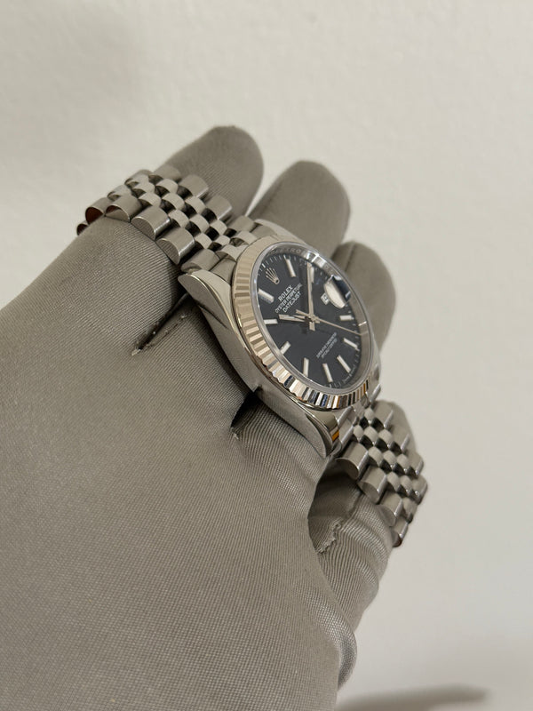Rolex Watch Datejust 36 126234 - Blue Fluted Motif Dial - Card Only - 2024