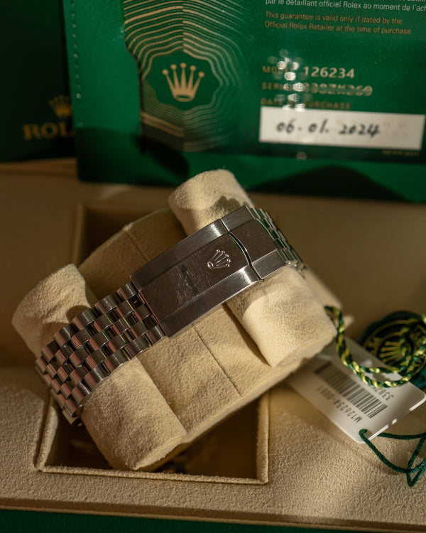 Rolex Datejust 36 126234 – Mint Green Dial – Full Set (2024)