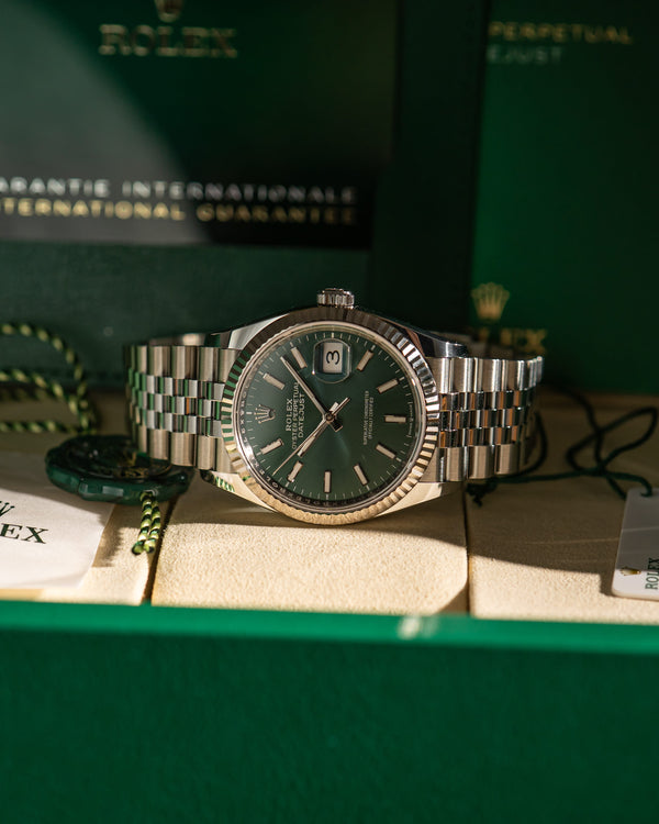 Rolex Watch Datejust 36 126234 - Mint Green Dial - Full Set - 2026