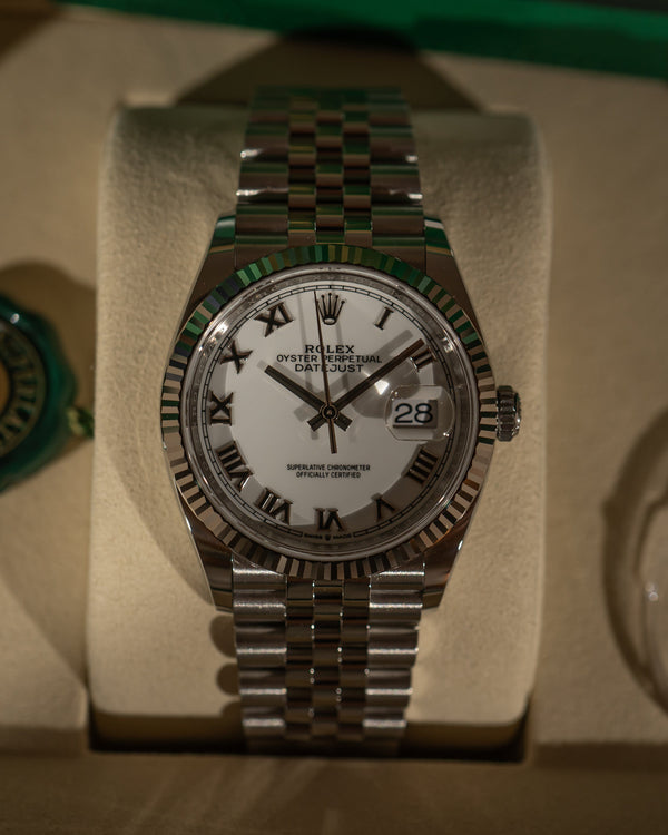 Rolex Datejust 36 126234 – White Roman Dial – Unworn & Full Set (2025) - Inc. 25% VAT