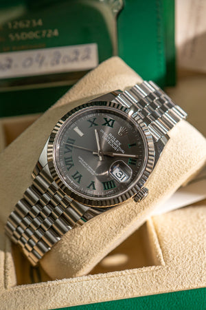 Rolex Datejust 36 126234 - Wimbledon Dial - Full Set (2022)