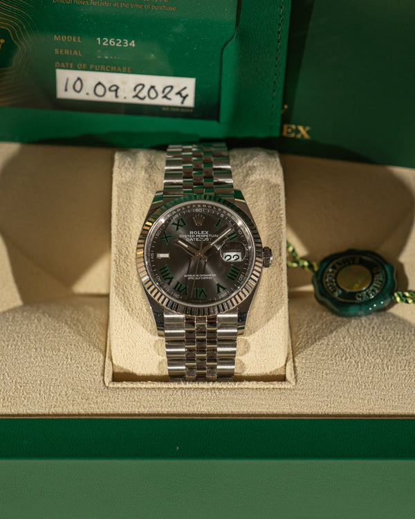 Rolex Datejust 36 126234 – Wimbledon Dial – Full Set (2024)