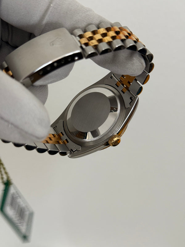 Rolex Watch Datejust 36 16233 - Mother of Pearl Dial - Two-Tone Rolesor - Box & Papers - 1996