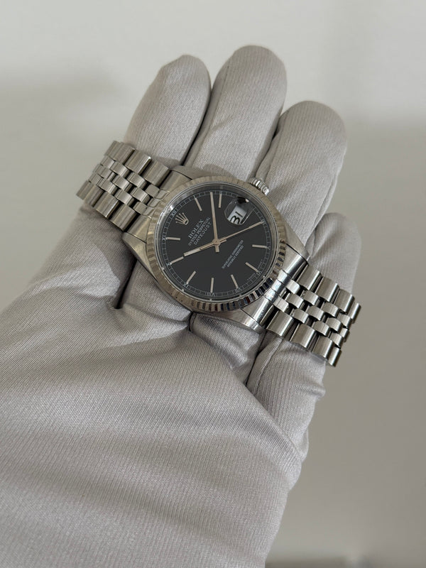 Rolex Watch Datejust 36 16234 - Black Dial - Watch Only - 1996