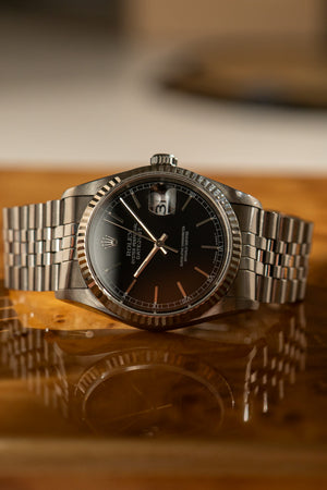Rolex Watch Datejust 36 16234 - Black Dial - Watch Only - 1996