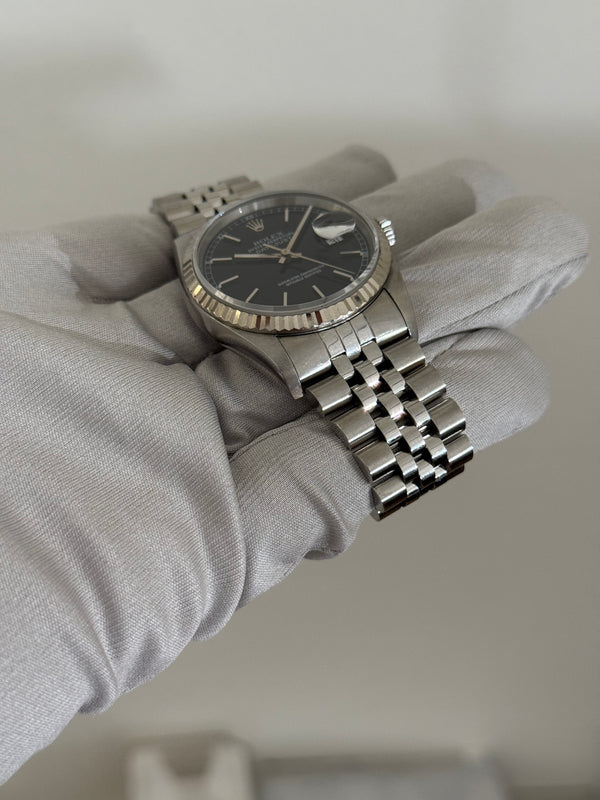 Rolex Watch Datejust 36 16234 - Black Dial - Watch Only - 1996