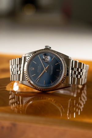 Rolex Watch Datejust 36 16234 - Blue Dial - Watch Only (1995)
