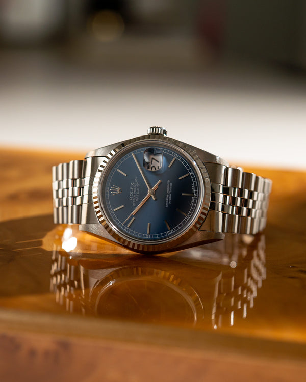 Rolex Watch Datejust 36 16234 - Blue Dial - Watch Only (1995)