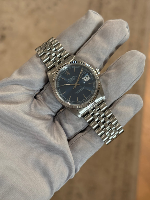 Rolex Watch Datejust 36 16234 - Blue Dial - Watch Only (1995)
