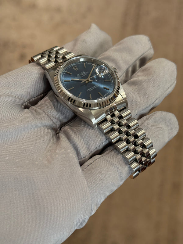 Rolex Watch Datejust 36 16234 - Blue Dial - Watch Only (1995)