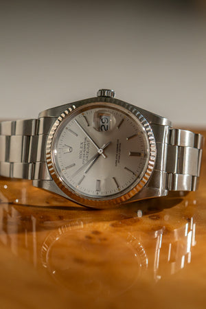 Rolex Watch Datejust 36 16234 - Silver Stick Dial - Watch Only - 1988