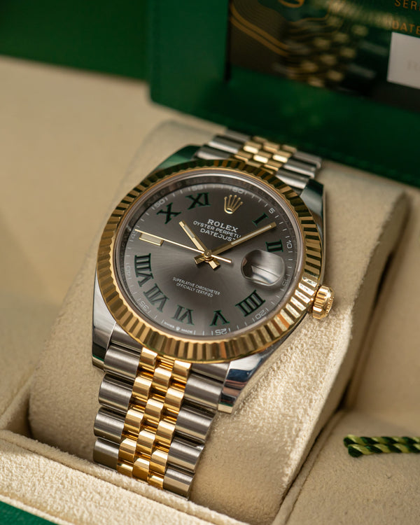 Rolex Watch Datejust 41 126333 - Wimbledon - Full Set - 2023