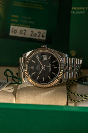 Rolex Watch Datejust 41 126334 - Black Stick Dial - Full Set (2026)