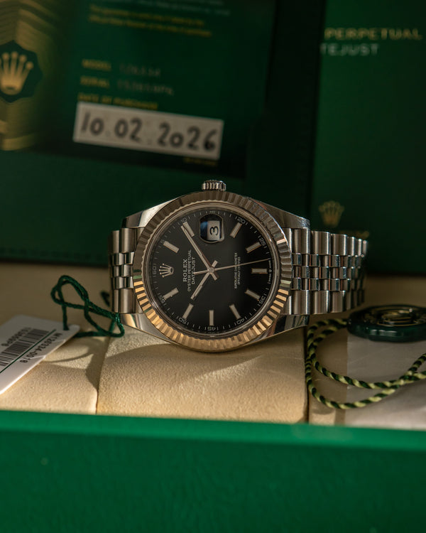Rolex Watch Datejust 41 126334 - Black Stick Dial - Full Set (2026)