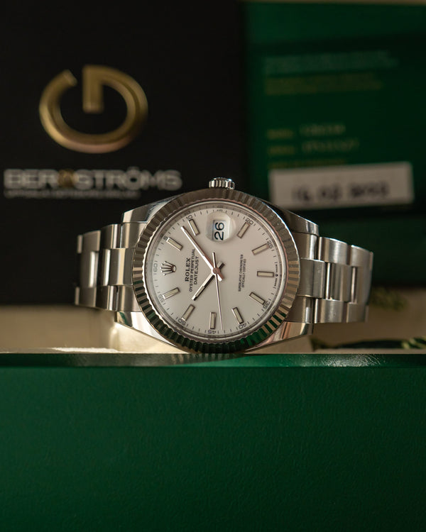 Rolex Watch Datejust 41 126334 - White Dial - Full Set - 2022