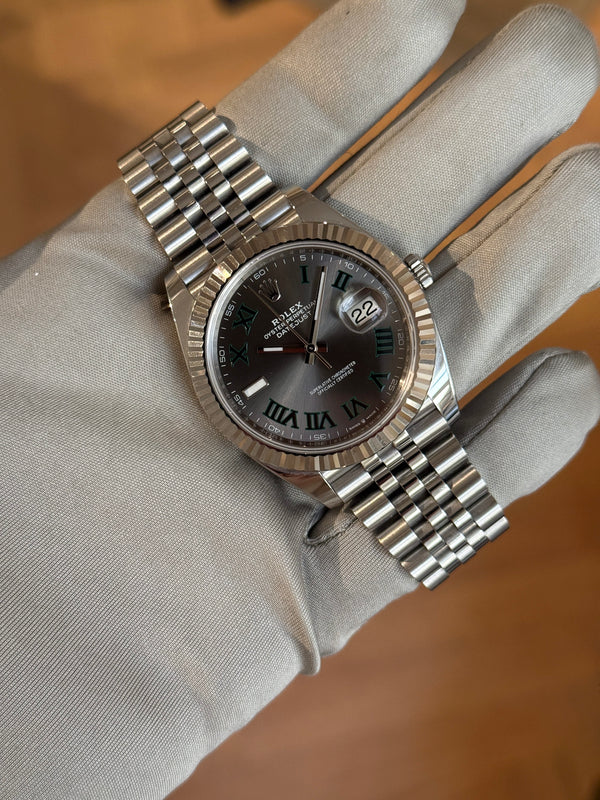 Rolex Watch Datejust 41 126334 - Wimbledon Dial - Full Set - 2020