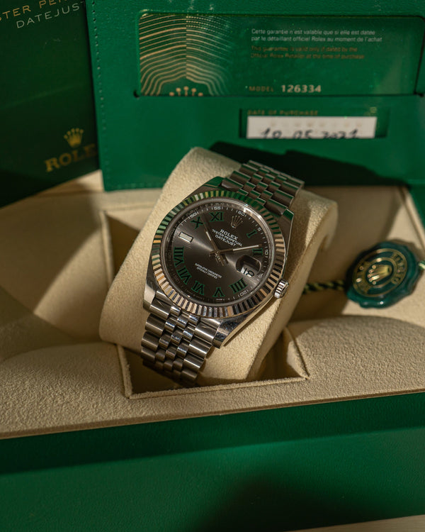 Rolex Datejust 41 126334 "Wimbledon" – Full Set (2021)