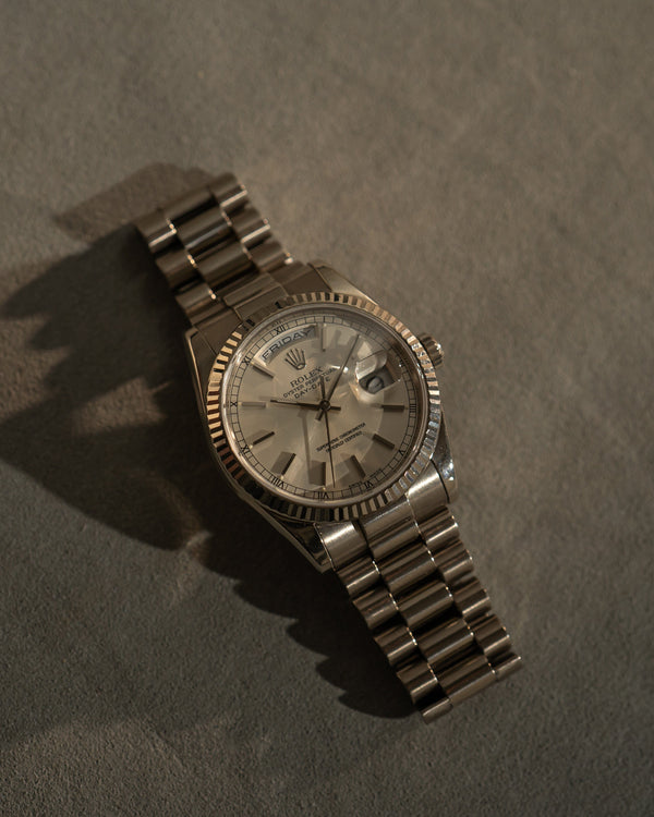 Rolex Day-Date 118239 - White Gold - Silver Dial (ca. 2001)