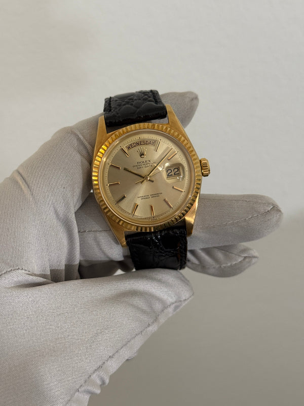 Rolex Watch Day-Date 1803 - Japan Market No-Lume Silver Dial - Watch Only - 1969