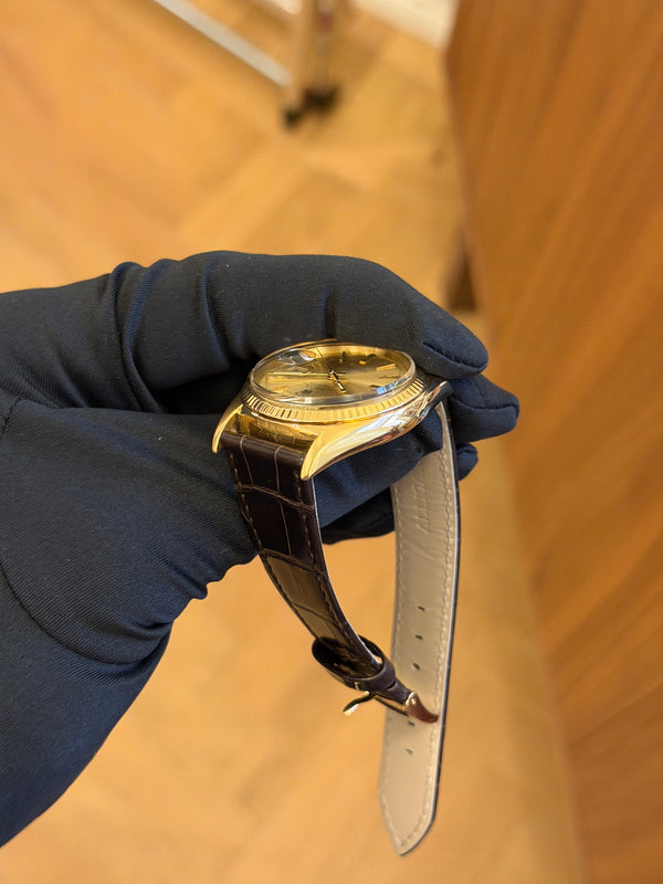 Rolex Watch Day-Date 1803 - Yellow Gold Champagne Dial - RSC Service Papers - 1967