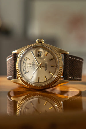 Rolex Watch Day-Date 1803 - Yellow Gold No-Lume Champagne Dial - Watch Only (ca. 1965)