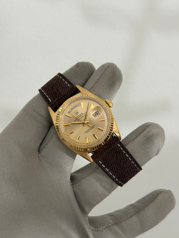 Rolex Watch Day-Date 1803 - Yellow Gold No-Lume Champagne Dial - Watch Only (ca. 1965)