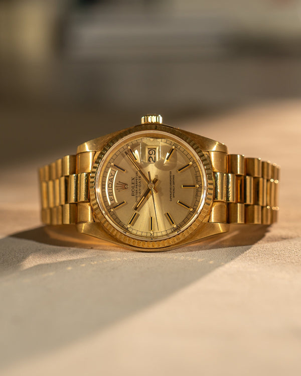 Rolex Day-Date 18038 – Champagne Dial (ca. 1983)