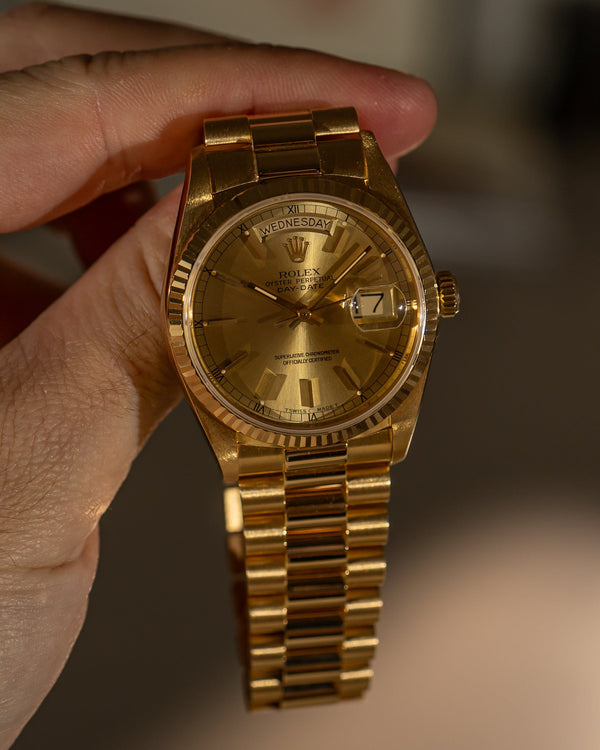 Rolex Day-Date 18038 – Champagne Dial (ca. 1986)