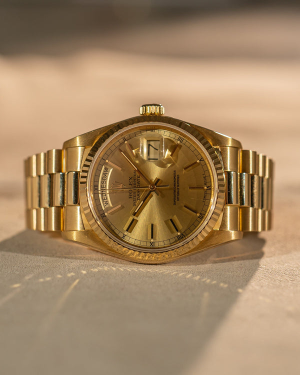 Rolex Day-Date 18038 – Champagne Dial (ca. 1986)