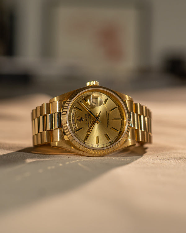 Rolex Day-Date 18038 – Champagne Dial (ca. 1986)
