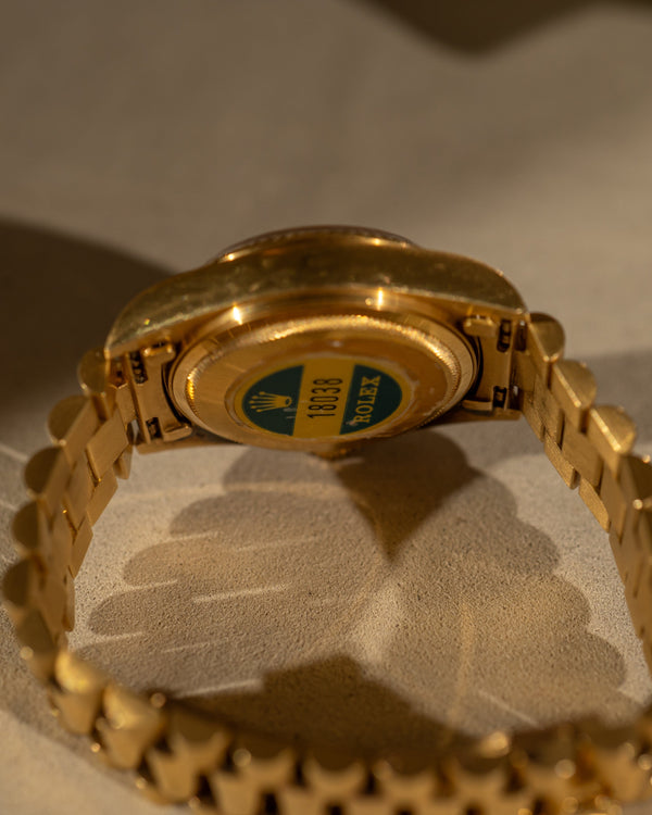 Rolex Day-Date 18038 – Linen Dial – Unpolished (ca. 1984)
