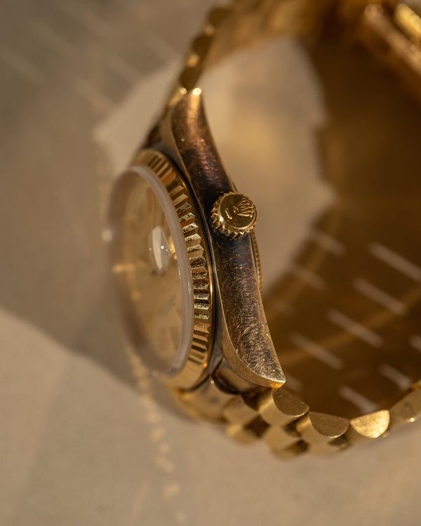 Rolex Day-Date 18038 – Linen Dial – Unpolished (ca. 1984)