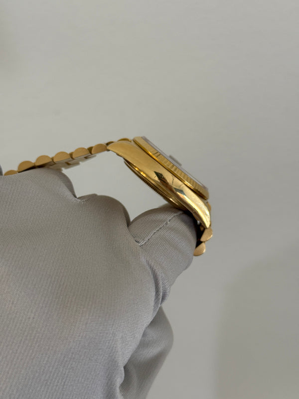 Rolex Watch Day-Date 18038 - Yellow Gold - Blue Jubilee Dial - Watch Only (1979)