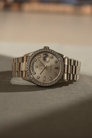 Rolex Day-Date 18049 - Factory diamonds (ca. 1989)