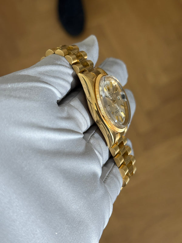 Rolex Watch Day-Date 1807 - Qaboos Dial - Bark Finish - Watch Only (1973)