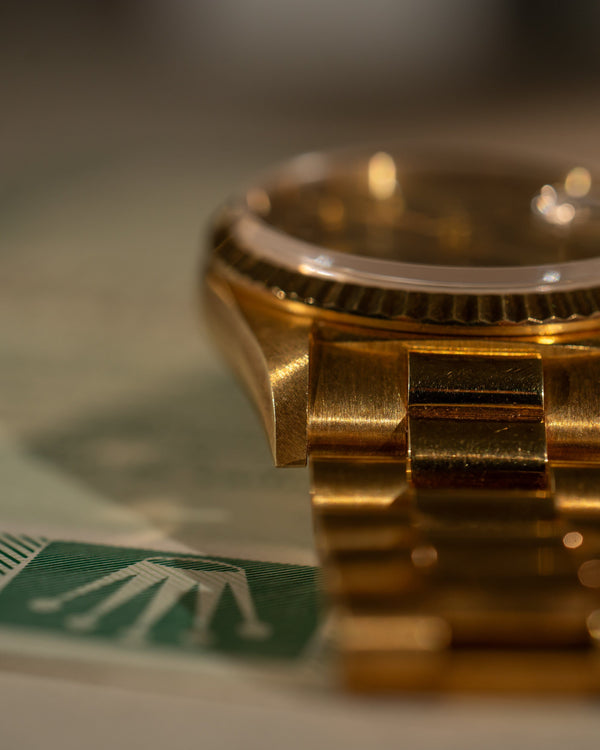 Rolex Day-Date 18238 - Unpolished - With German papers & tag (1990)