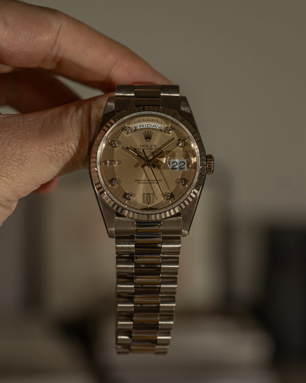 Rolex Day-Date 18239 - Creamy Diamond Dial (ca. 1990)