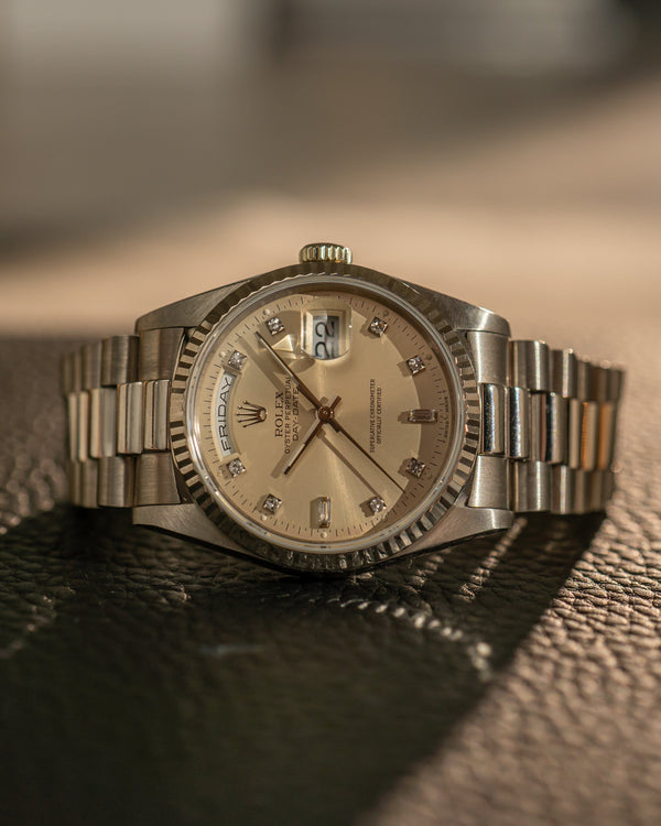 Rolex Day-Date 18239 - Creamy Diamond Dial (ca. 1990)