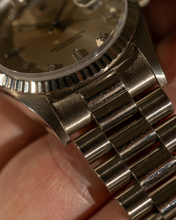 Rolex Day-Date 18239 – White Gold – Diamond Dial (ca. 1991)