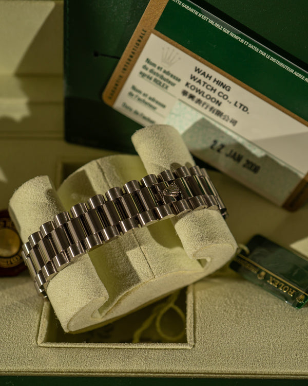 Rolex Day-Date 36 118239 – Black Diamond Dial – Full Set (2008)