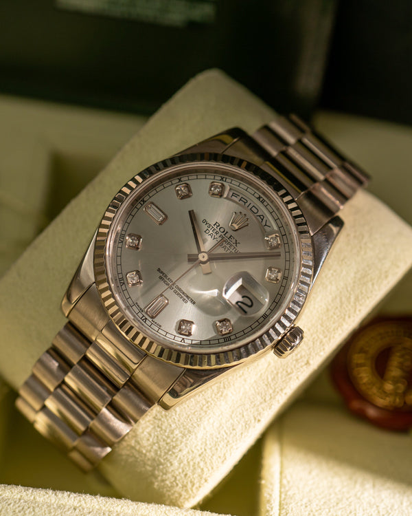 Rolex Day-Date 36 118239 – Diamond Dial - Full Set (2013)