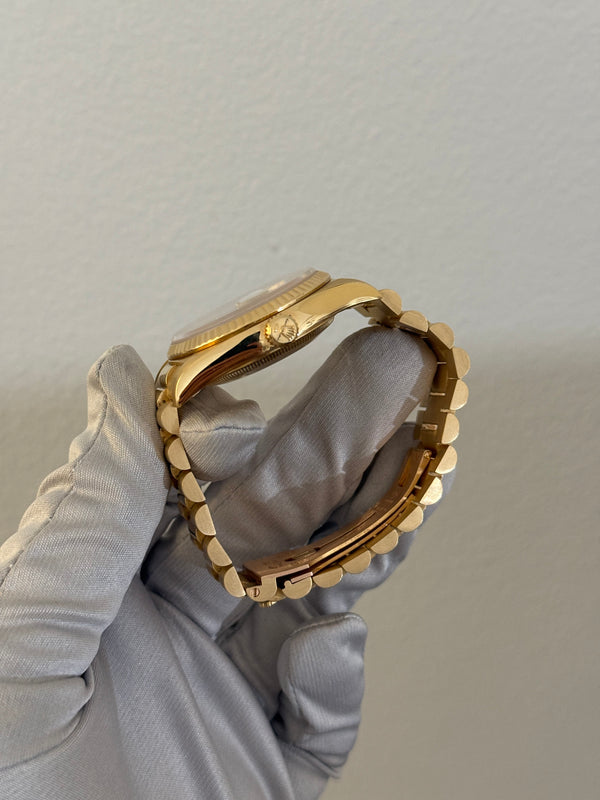 Rolex Watch Day-Date 36 18238 - Champagne Dial - Full-Length President - Box (1988)
