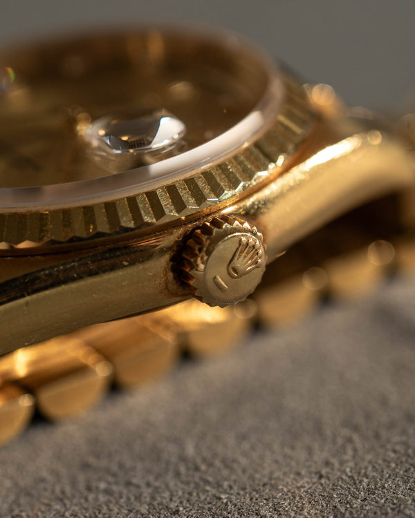 Rolex Day-Date 36 18238 - Yellow Gold - Champagne Diamond Dial - N Serial