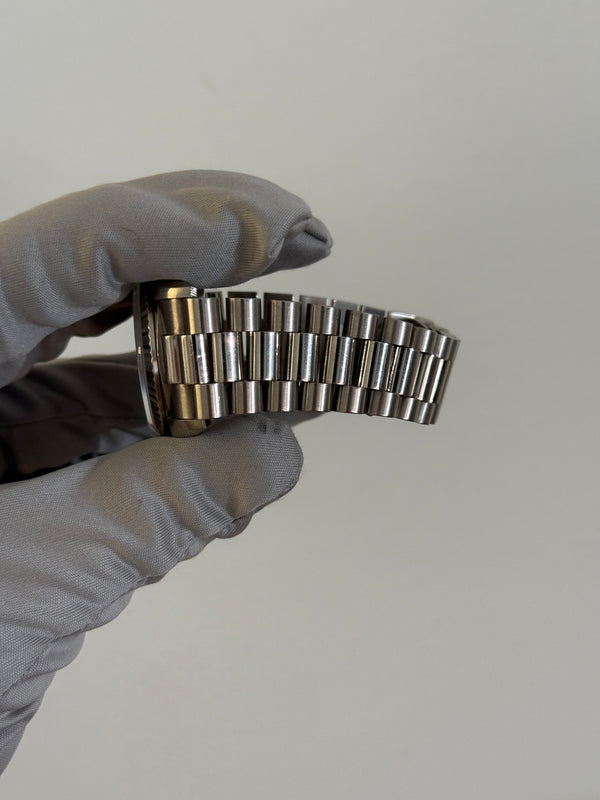 Rolex Watch Day-Date 36 18239 - White Gold Rhodium Dial - Papers - 1995