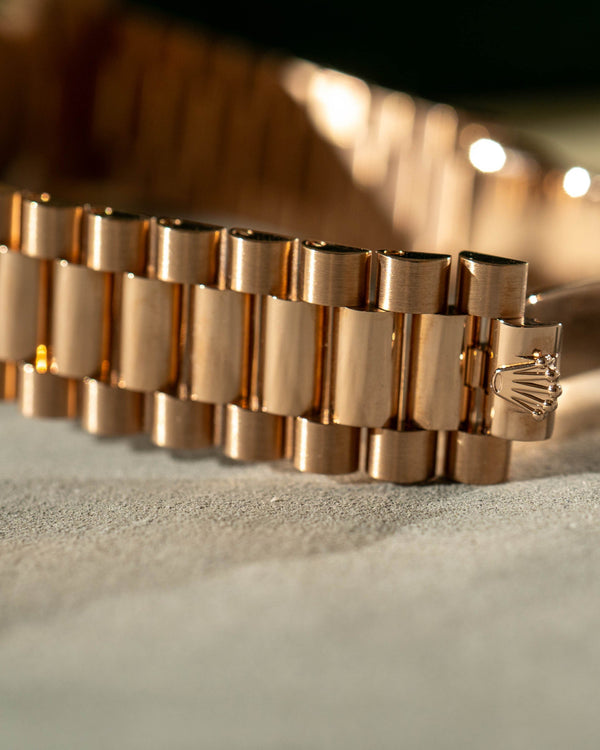 Rolex Day-Date 40 228235 – Everose Gold – Olive Green Dial – Full Set (2024)